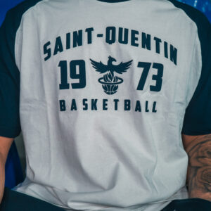 Teeshirt Rubber 1 Blanc/ Marine St Quentin 1973 2025